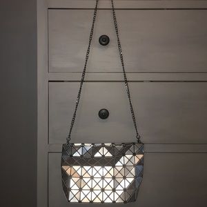 Patrizia Luca Milano Shiny Coffee Crossbody Bag